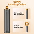 thumbnail image 2 of AFDD 1.6in Long Barrels Attachment for Dyson Airwrap HS01 HS05 HS08 Accessories 40mm Auto-Wrap Dual Rotation Curling Iron Curler to Create Lazy Loose Waves Voluminous Curls, 2 of 9