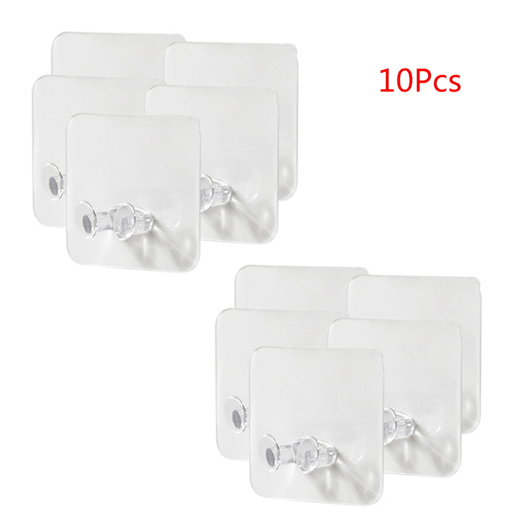 Wall Hook 10pcs Storage Power Plug Socket Holder Adhesive Hanger Home Bathroom 