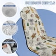 thumbnail image 6 of XYZCANDO Koala Hedgehog Pattern Sweatproof Car Seat Towel Cover for Camping Running Beach, Soft Stain Resistant Car Seat Cover Towel, 6 of 6