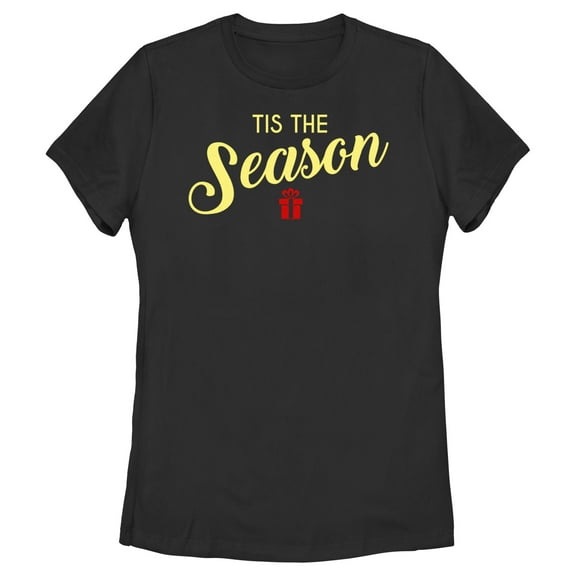 Women's Lost Gods Tis the Season Graphic Tee Black Small