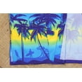 thumbnail image 4 of HAPPY BAY Men's Funny Beach Tropical Palm Tree Party Shirts Shortsleeve Relaxed Fit Hawaiian Shirt for Men L Aqua, Landscape, 4 of 4