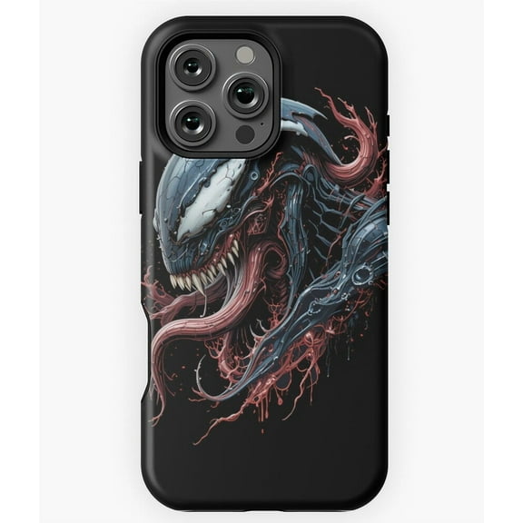 Dark Venom True Nature Symbiote M1083 Phone Case for iPhone 17 16 15 14 13 12 11 Pro Max
