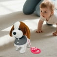 thumbnail image 6 of My Realistic Robot Puppy Toy, Cute Soft Mini Robotic Dog for Kids, Interactive Electronic Pet that Responds with Sounds & Movements, STEM Learning Gift, 6 of 7
