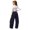 A118 Navy, variant on Glisme Little Girls Active Pants Curved Leg Sweatpants With Pockets Autumn Casual Girls Baggy Trousers