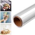 thumbnail image 1 of WRITWAA Silver Cellophane Roll for Wrapping Use Clear Transparent Flower Basket Wrapping Paper, 1 of 7