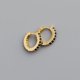 thumbnail image 1 of Pendientes de circonitas de color con microincrustaciones redondas de plata esterlina S925 de 7 mm para mujer de Europa y Estados Unidos, 1 of 6