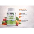 thumbnail image 2 of Hayat Vitamins Vegan Natural A-Z Multivitamin & Mineral Supplement, Certified Halal, 60 Tablets, 2 of 6