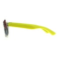 thumbnail image 3 of Girls Childern Size Horn Rim Glitter Bow Plastic Sunglasses Red Yellow, 3 of 4