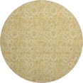 thumbnail image 2 of Addison Rugs Mayfield Washable Transitional Floral Gold Round Rug, 8' x 8', 2 of 5