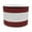 Burgundy/White, variant on Stripe Sport Theme Ribbon Wired Edge, 2-1/2-inch, 10-yard, Navy/Orange