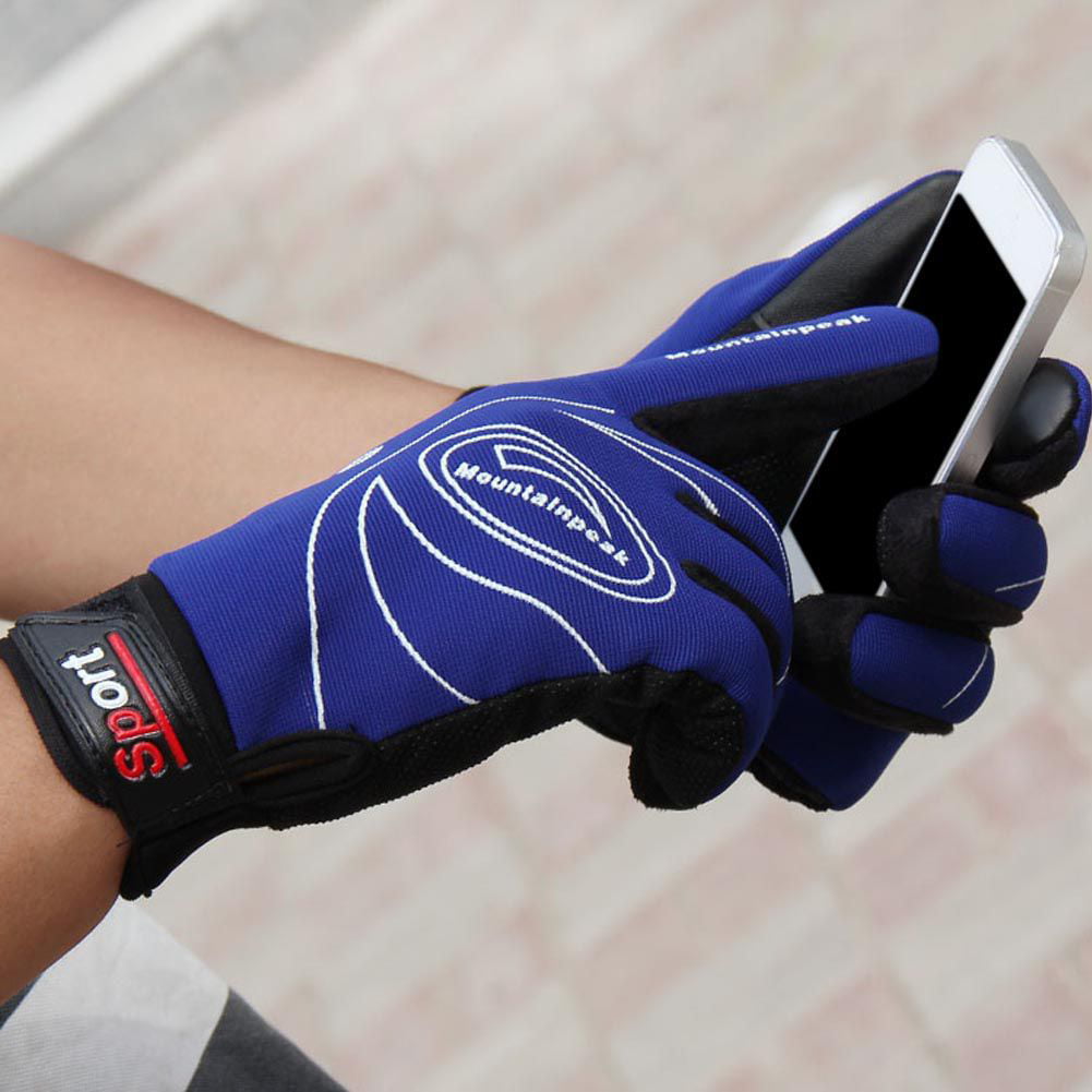 DHERA Cycling Gloves Windproof Padded Touchscreen Full Finger Biking Gloves 