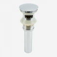 thumbnail image 2 of Pop-up Sink Drain with Overflow Chrome Finish for Sinks Renovator's Supply, 2 of 7