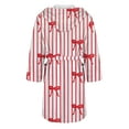 thumbnail image 5 of Jindong Robes en Peluche pour Femmes Robe en Polaire Longue Chaude Peignoir de Bain Veste de Détente Imprimée Robe de Confort Robes pour Femmes, 5 of 5