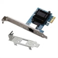 thumbnail image 1 of Adaptador de Red 2.5G PIC-e X1 A RJ45 RTL8125BG 100/1000/2500Mbps Adaptador de Controlador Lan Gigabit Ethernet para PC de Escritorio, 1 of 5