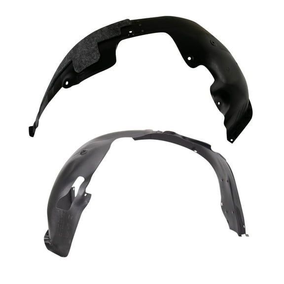 TRQ Front Inner Fender Liner Set Fits Select 2017-2018 Hyundai Elantra HY1248161 HY1249159