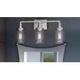 thumbnail image 4 of Quoizel SQR8603RK Squire 3 Light 22 inch Rustic Black Bath Light Wall Light, 4 of 4