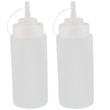 clear ketchup mustard squeeze bottles