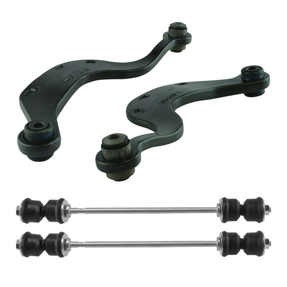 TRQ 4pc Suspension Kit Rear Upper Rearward Control Arm & Sway Bar Links PSA50237