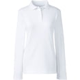 thumbnail image 3 of Lands' End Women's Long Sleeve Feminine Fit Interlock Polo Shirt, 3 of 3