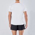 thumbnail image 5 of Wdfiry Running Top Men Casual Shirts Workout Plain Gym Moisture Wicking Active Athletic Stretch Short Sleeve T-Shirts, 5 of 9