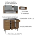 thumbnail image 4 of Cocina Integral Madesa Emilly 165cm con Tarja Marrón/Gris, 4 of 11