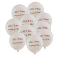 thumbnail image 2 of Paquete de látex blancos "Will You " para de , bodas y compromisos románticos, Soledad Ballon, 2 of 10