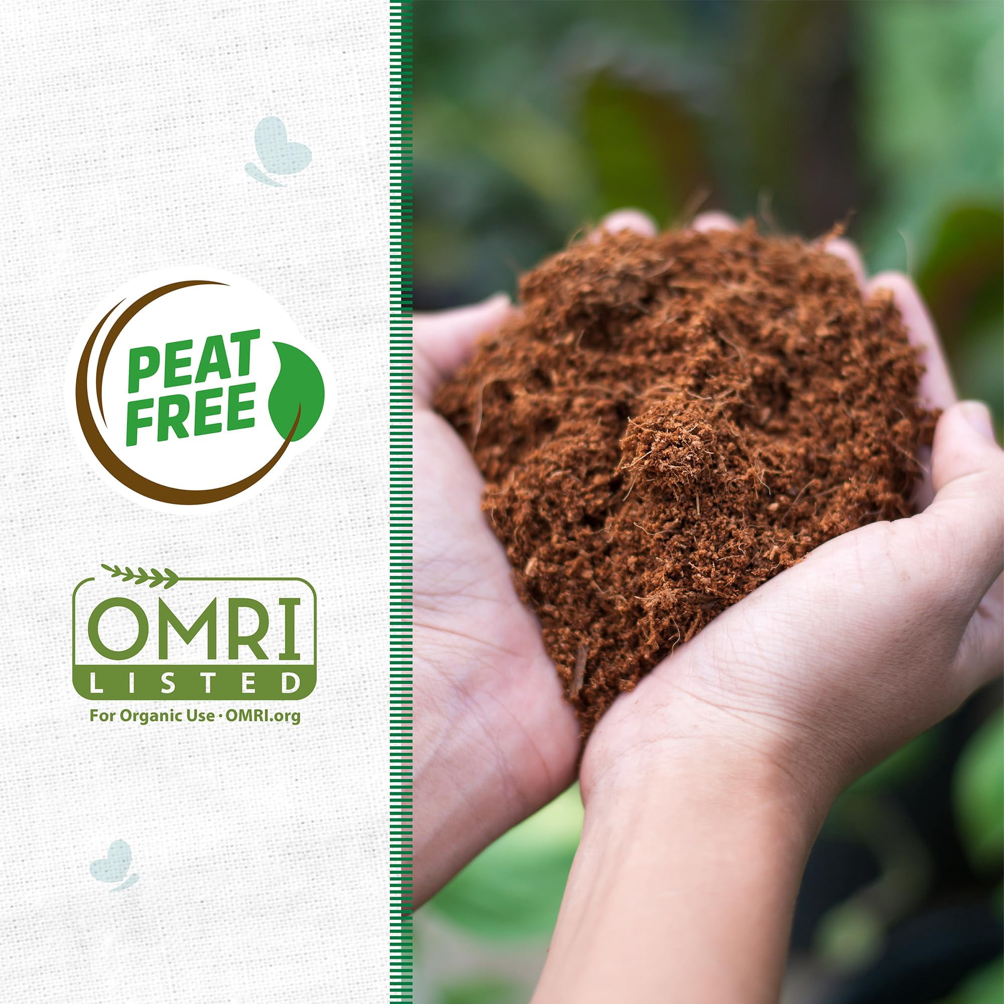 Back to the Roots Organic Coir, MVR1&nbsp;51 Quart Expanding Soil, Great for Seeds and Potting