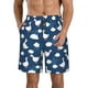 thumbnail image 1 of Fotbe Cute Goose On Blue Sky Trajes de Baño Estampados para Hombre, Shorts de Verano de Secado Rápido, Ropa de Playa, Bañadores-XX-Large, 1 of 6