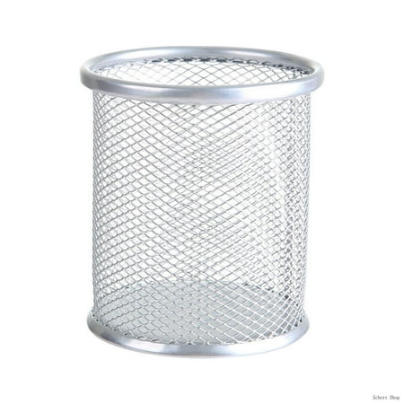 

Desk Tidy Mesh Pen Pot Holder Pencil Stationery Organiser Office Storage Case