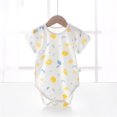thumbnail image 2 of Edvintorg Baby Jumpsuit Short Sleeve Newborn Boys Girls Cute Printed Romper Baby Jumpsuit Infant Cotton Clothes Baby Clothing 0-18 Months, 2 of 3