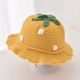 thumbnail image 5 of Children Winter Hats Baby Girls Knitted Hat Crochet Knitted Winter Hat Breathable Warm Hat Kids Knitted Beanie for Baby Boys,1-4 Years,A57-Yellow, 5 of 7