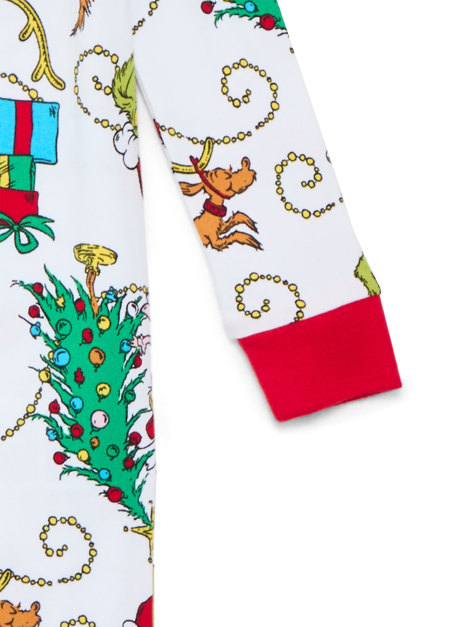 Dr. Seuss Grinch Unisex Infant Matching Family Pajamas, 1-Piece, Sizes 6M-18M