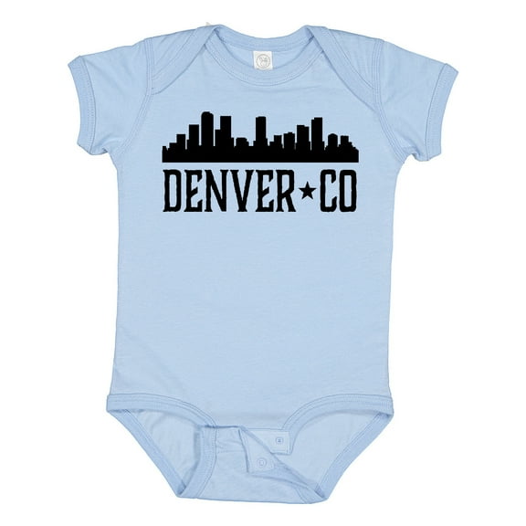 Inktastic Denver Colorado City Skyline Boys or Girls Baby Bodysuit