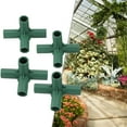 thumbnail image 4 of Plastic Structure Connectors Green Outdoor Garden Greenhouse Pole Joints Adapter, 4 of 11