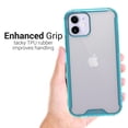 thumbnail image 4 of CoverON Apple iPhone 12 Mini Case (5.4"), Clear Slim fit Lightweight Hard Phone Cover TPU, Blue Bumper, 4 of 8