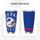 thumbnail image 3 of Taza térmica duradera de acero inoxidable 304 con tema del equipo de fútbol Bills con tapa y pajita Taza térmica de acero inoxidable de 20 oz Taza para automóvil Adecuada para bebidas frías y, 3 of 8