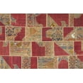 thumbnail image 1 of Ahgly Company Machine Washable Indoor Rectangle Contemporary Lava Red Area Rugs, 7' x 9', 1 of 7