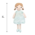 thumbnail image 5 of Linzy Toys Muñeca de trapo Emily azul menta de felpa suave de 15 pulgadas, 5 of 5