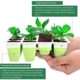 thumbnail image 6 of 5Pcs Reusable Seed Starter Trays Kit (60 Cells in Total), Silicone Seedling Starter Trays for Starting Plant Seeds, Indoor Gardening Plant Germination Tray, 6 of 7