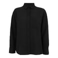 thumbnail image 1 of Blusa George para Dama, Manga Larga Negro Talla G, 1 of 4