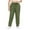 Green, variant on Bloomae Women's Plus Size Hiking Cargo Pants Athletic Workout Outdoor Quick Dry Lightweight Drawstring Elastic Waist Straight Leg Joggers Zipper Pockets Golf Pants Gray XL