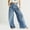 Dark Blue, variant on Jeans for Womens Mid Rise Barrel Jeans for Women Y2k Jeans Wide Leg Baggy Stretch Jeans
