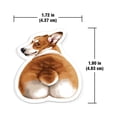 thumbnail image 2 of WIRESTER Car Air Freshener Fragrance Vent Clip Interior Decoration for Cars with Lemon Scented Pad - Pembroke Welsh Corgi Dog Butt Looking Back, 2 of 7