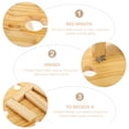 thumbnail image 5 of WRITWAA 1Pcs Portable Table for Beach Party and Barbecue Natural Wood Color, 5 of 5