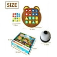 thumbnail image 2 of Shape Matching Game Color Sensory Educational Toy  Children Puzzles Geometric Shape Quick Matching Board  Color & Shapes Puzzles Learning Games Toy for Kids Ages 1-8 (2 Players), 2 of 5