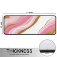 thumbnail image 5 of Kitchen Rugs Sets Of 2,Pink Gold Marble Pattern Anti Fatigue Kitchen Mat Rugs Non Slip Washable,Decorative Kitchen Floor Mats for Kitchen,Sink,Laundry,17"x47"+17"x47", 5 of 5