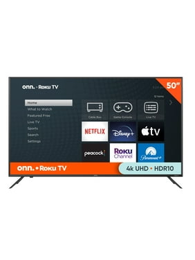 onn. 50 Class 4K UHD (2160P) LED Roku Smart TV HDR (100133204)