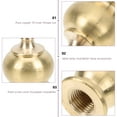 thumbnail image 3 of European Style Pendant Lamp Finial Lamp Lighting Crown Lamp Fixing Screw Cover, 3 of 7