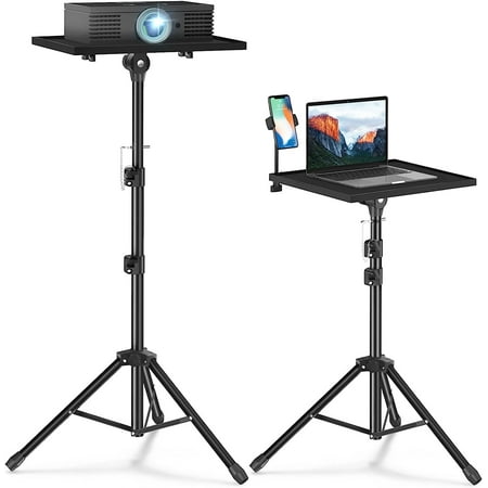 Image of Facilife Projector Stand Tripod Laptop Tripod Projector Stand Adjustable Height 22 to 47 Inches Projector Tripod
