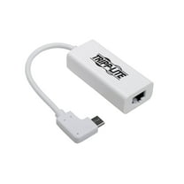 Tripp Lite USB 3.1 Right Angle USB-C to Gigabit Adapter Converter U43606NGBWRA